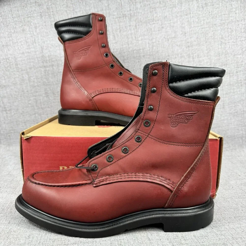 Red Wing Boots Men's 10 E 402 Supersole Leather Work